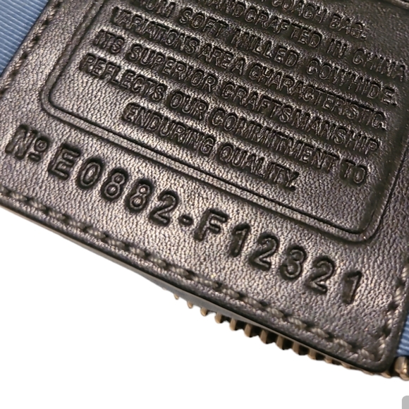 Coach Madison Black Pebble E0882-F12321 Leather Shoulder Crossbody Bag - Picture 13 of 13